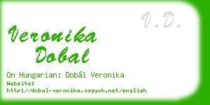 veronika dobal business card