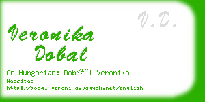 veronika dobal business card